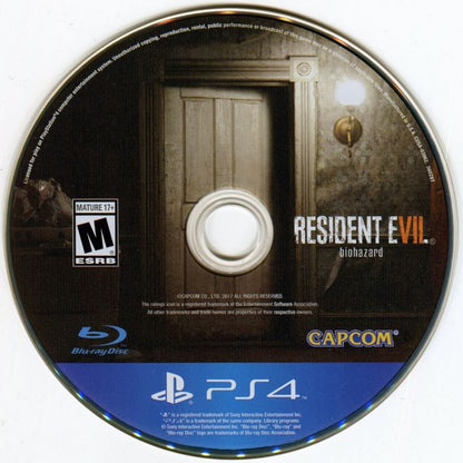 Resident Evil 7: Biohazard – PlayStation 4 (PS4) video game disc, survival horror