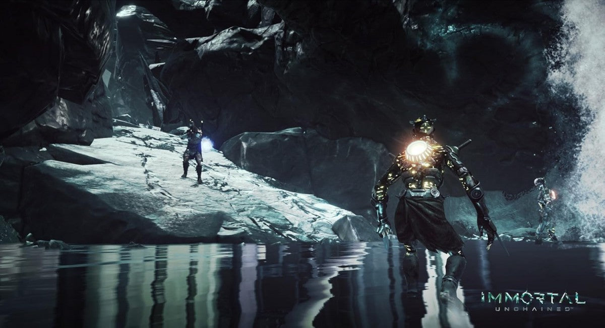 Immortal Unchained gameplay for Xbox One (XONE) sci-fi action role-playing shooter video game