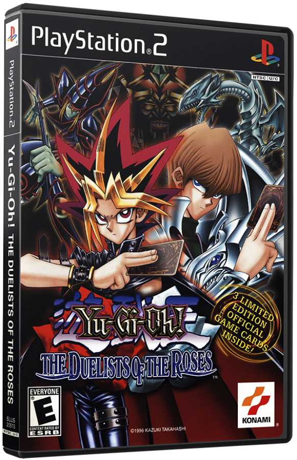 Yu-Gi-Oh! The Duelists of the Roses cover art for PlayStation 2 (PS2) video game