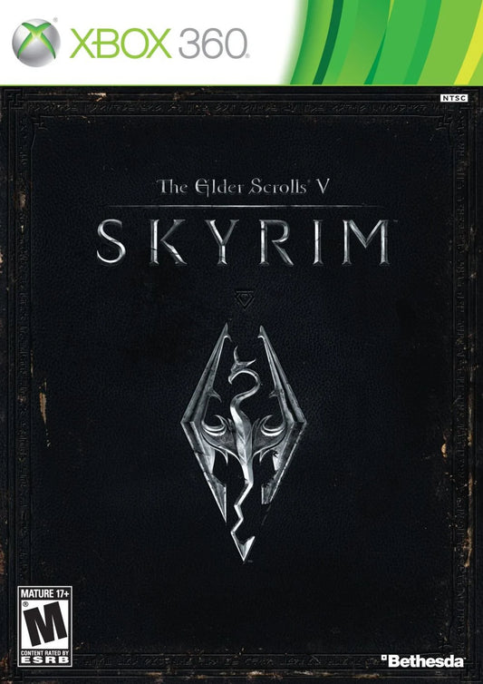 Elder Scrolls V: Skyrim cover art for Xbox 360 (X360) video game