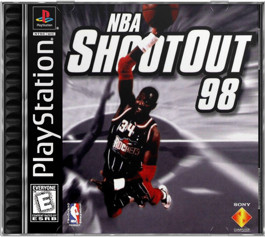 NBA ShootOut 98 cover art for PlayStation 1 (PS1) video game