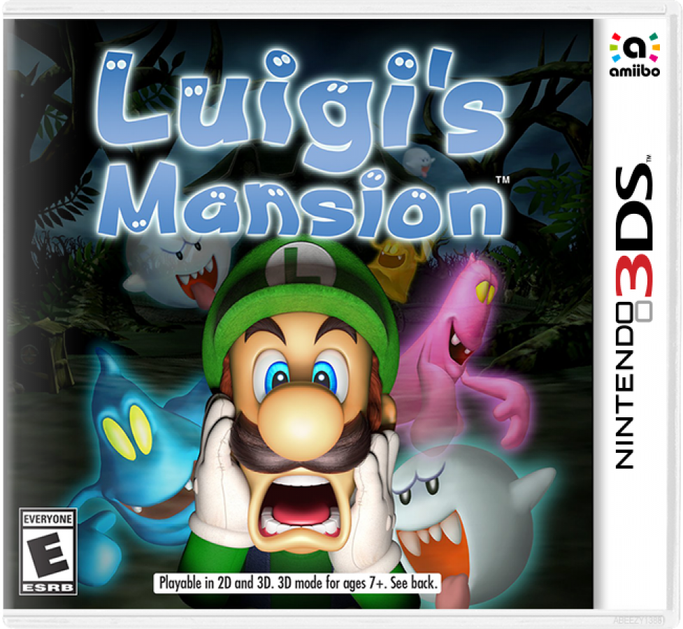 Luigi's Mansion cover art for Nintendo 3DS (3DS) video game