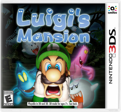 Luigi's Mansion cover art for Nintendo 3DS (3DS) video game