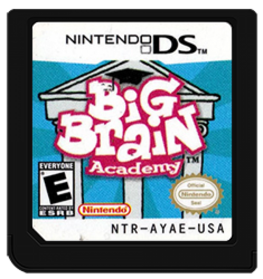 Big Brain Academy cartridge for Nintendo DS (DS) educational puzzle video game