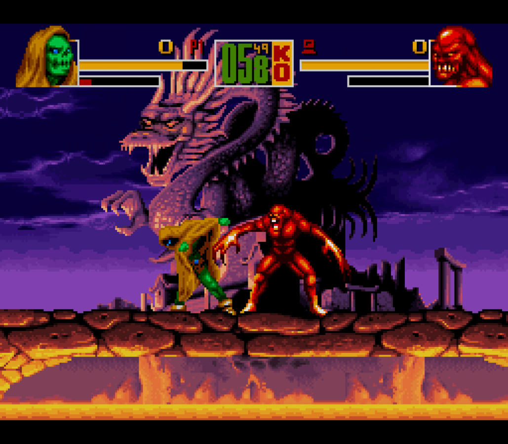 Shaq Fu gameplay image for Super Nintendo Entertainment System (SNES) retro video game