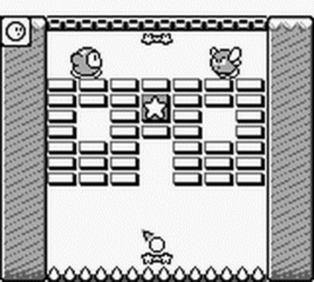 Kirby's Block Ball gameplay for Game Boy (GB) video game