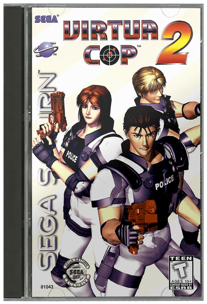 Virtua Cop 2 cover art for Sega Saturn (SS) video game