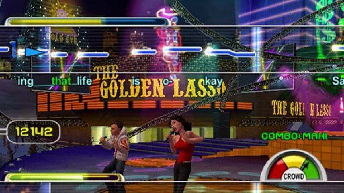 Karaoke Revolution Party gameplay for Playstation 2 (PS2) video game
