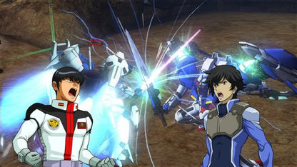 Dynasty Warriors Gundam 3 PlayStation 3 PS3 video game, action hack-and-slash, large-scale mecha battles, Gundam franchise console title gameplay screenshot