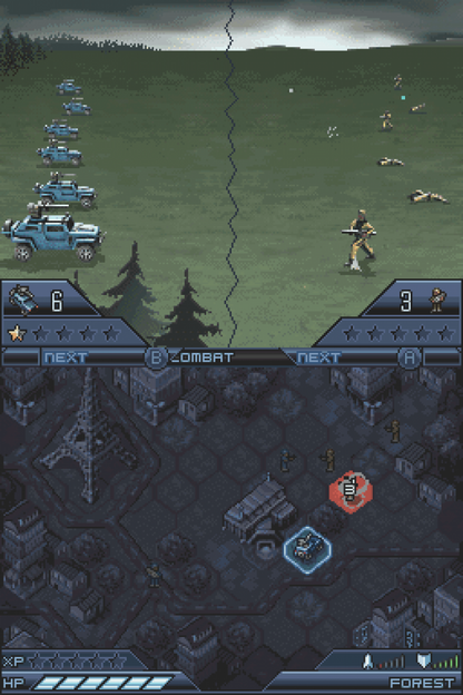 Tom Clancy's EndWar gameplay for Nintendo DS (DS) real-time tactics video game