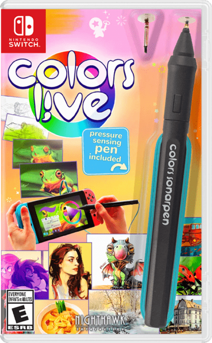 Colors Live with stylus included cover art for Nintendo Switch NS video game
