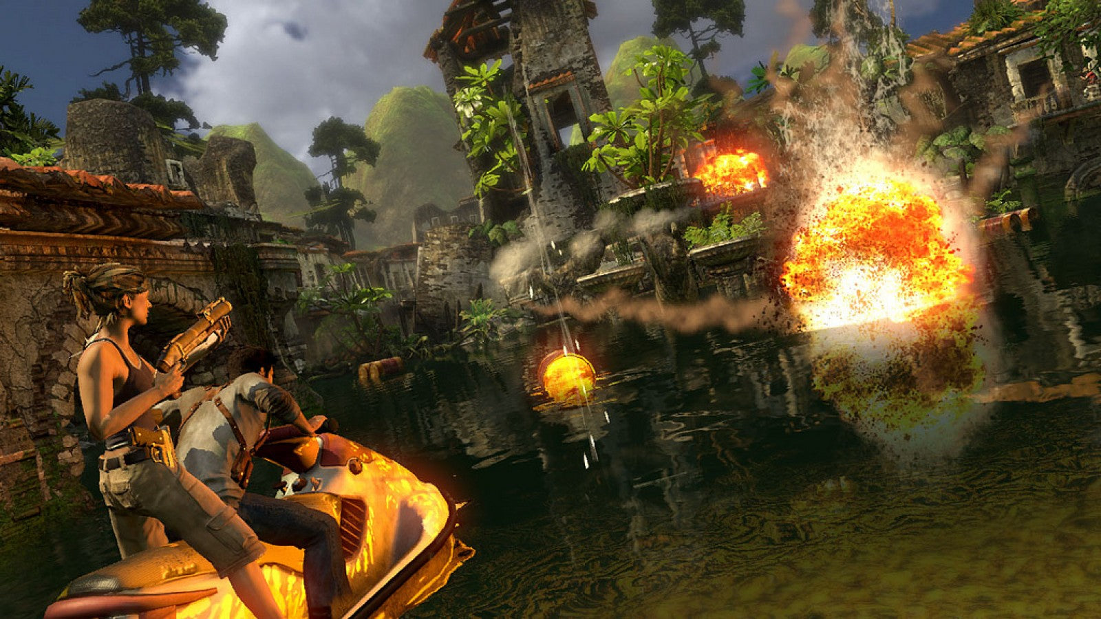 Uncharted: Drake's Fortune Greatest Hits PS3 action adventure treasure hunting game for PlayStation 3 gameplay
