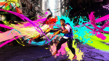 Street Fighter 6 retro PS5 video game Street Fighter 6 fighting game arcade style combat competitive multiplayer one on one battles Capcom fighter console release gameplay 