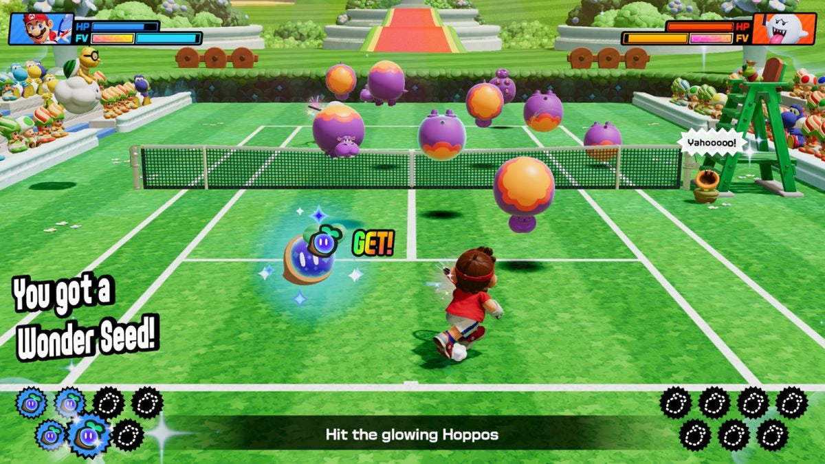 Mario Tennis Fever Nintendo Switch 2 NS2 video game featuring arcade tennis gameplay Mario characters competitive matches tennis rallies power shots special moves colorful courts multiplayer action and classic Nintendo Switch 2 sports gameplay retro video game collection collectible gaming appeal gameplay