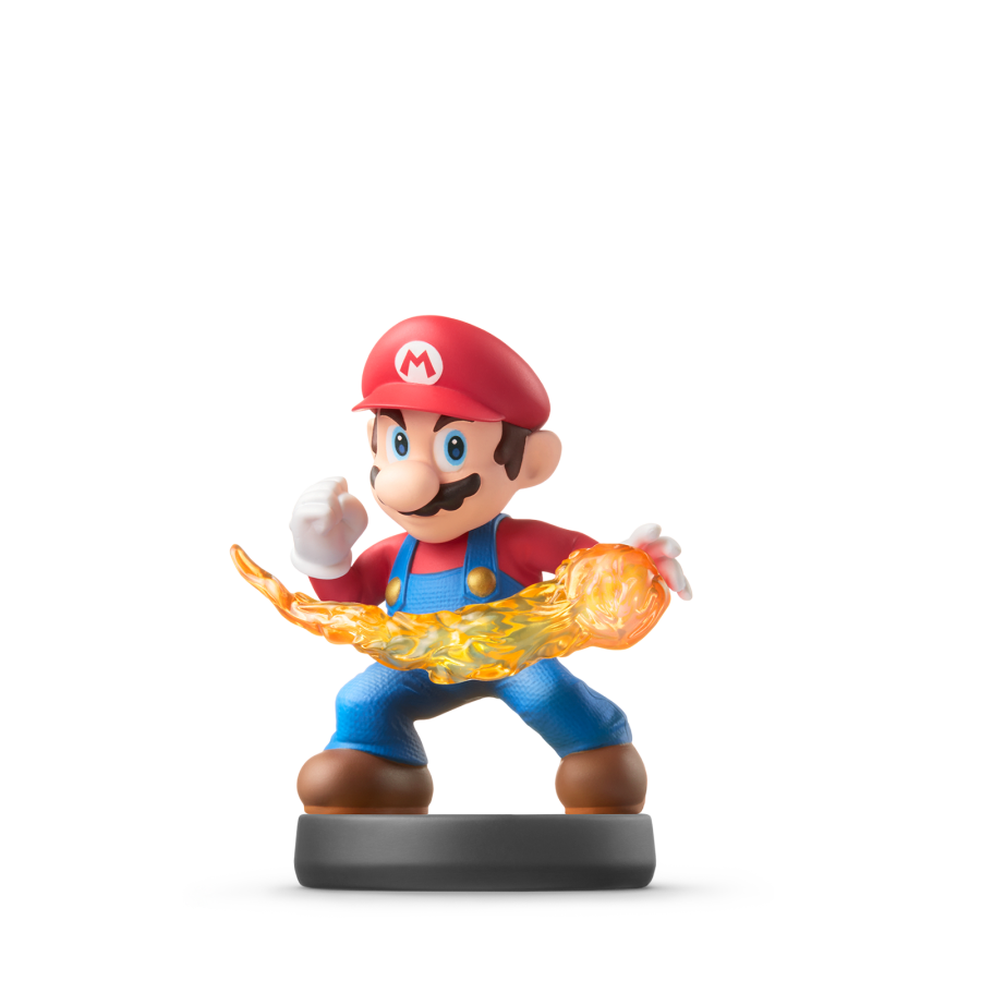 Mario Super Smash Bros Amiibo loose Nintendo figure