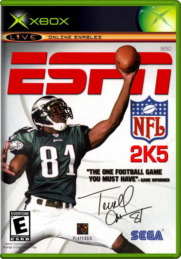 ESPN NFL 2K5 – Xbox (XBOX) Front Cover Art Video Game