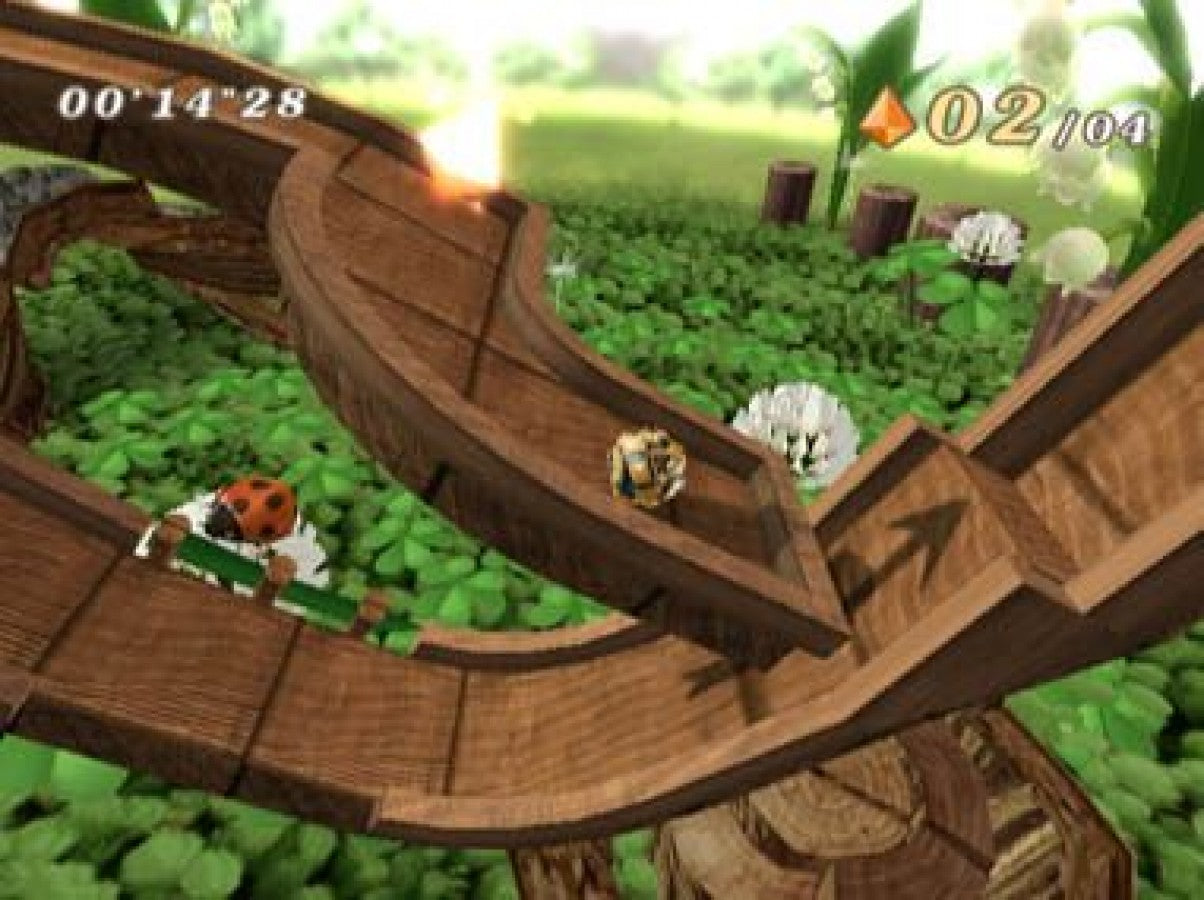 Kororinpa Marble Mania – Nintendo Wii (Wii) physics puzzle platformer video game gameplay