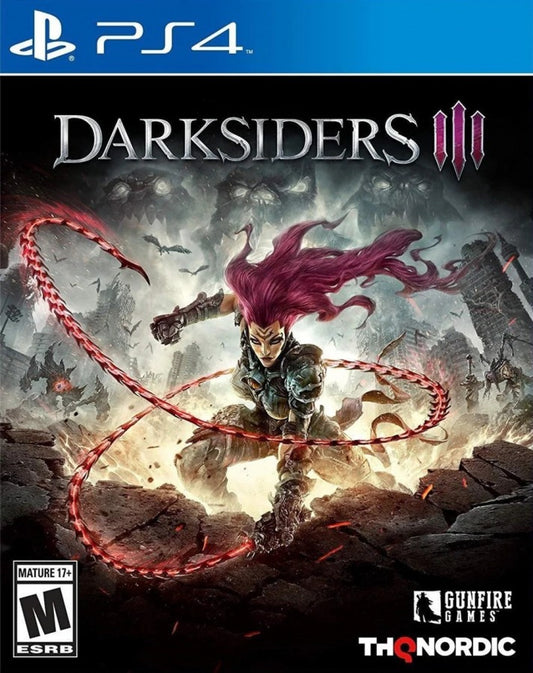 Darksiders III cover art for PlayStation 4 (PS4) video game