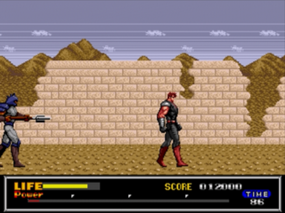 Last Battle Sega Genesis GEN for retro video game enthusiasts featuring side scrolling action gameplay martial arts combat post apocalyptic adventure powerful special attacks challenging enemies anime inspired action and collectible gaming appeal gameplay 