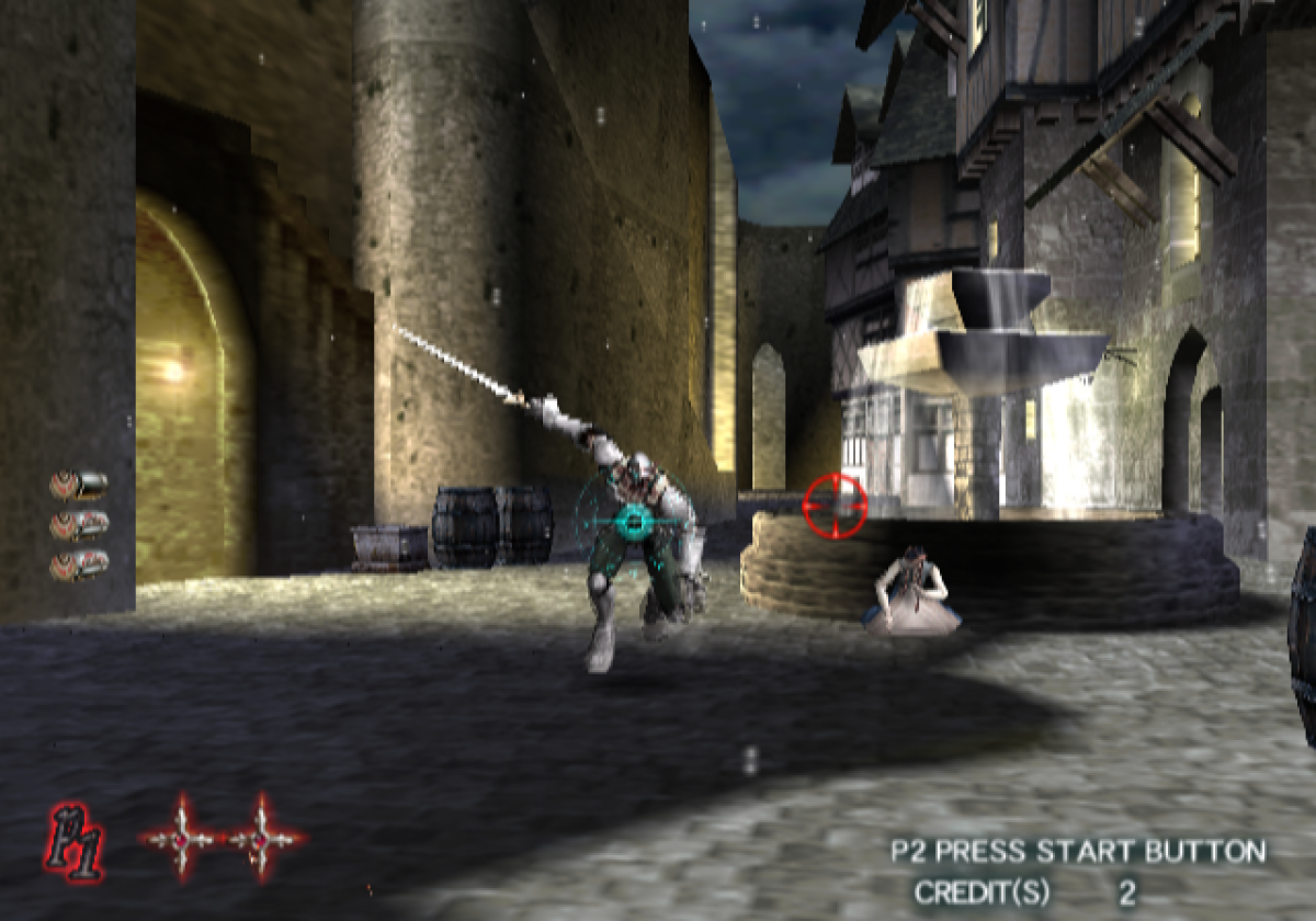 Vampire Night [Gun Bundle] – PlayStation 2 (PS2) video game gameplay, light gun shooter.