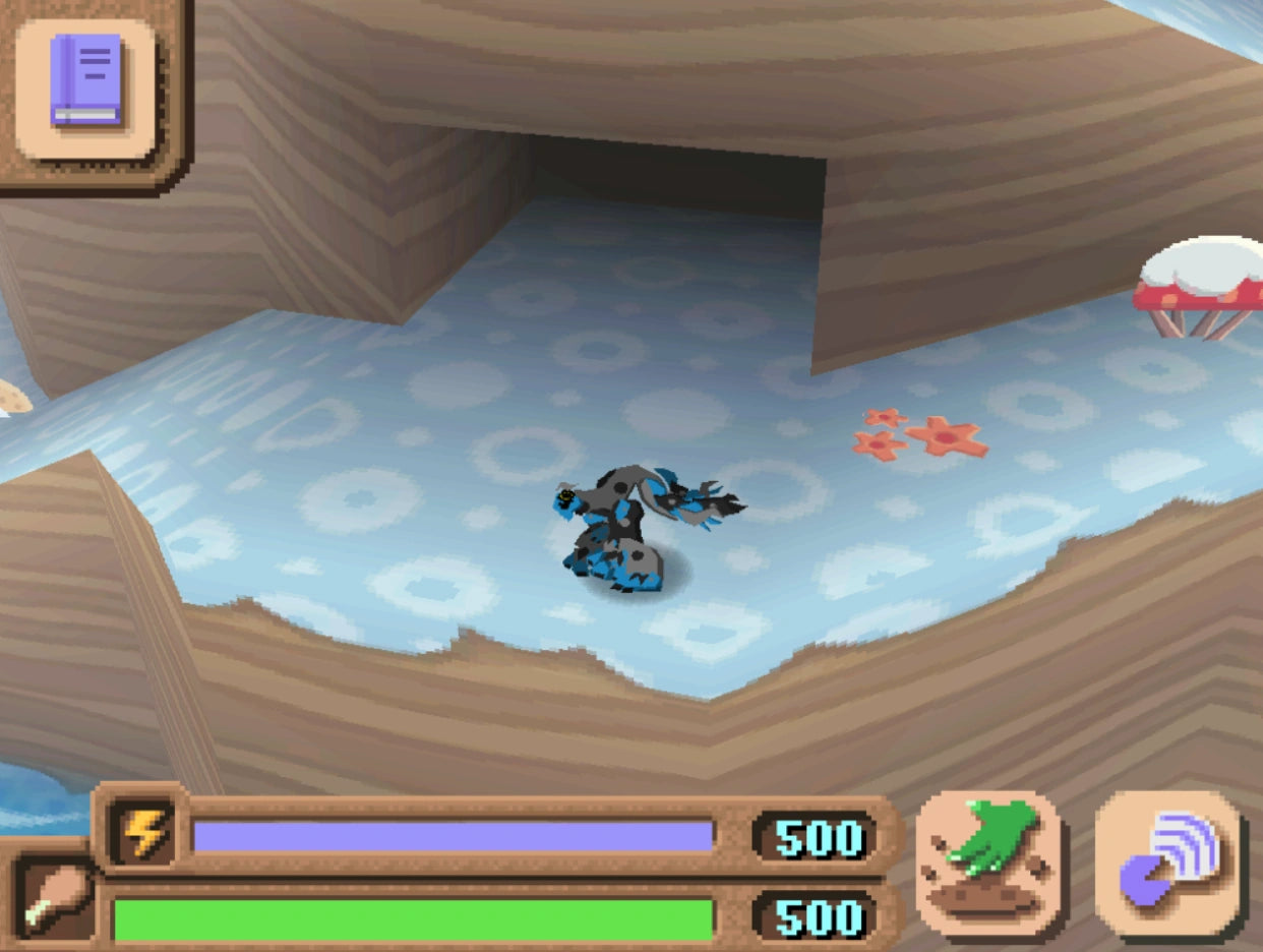 Spore Creatures Nintendo DS video game featuring creature creation gameplay evolutionary adventure touch screen controls mini games and family friendly EA handheld simulation title gameplay