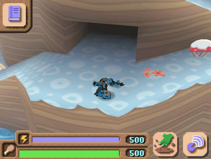 Spore Creatures Nintendo DS video game featuring creature creation gameplay evolutionary adventure touch screen controls mini games and family friendly EA handheld simulation title gameplay