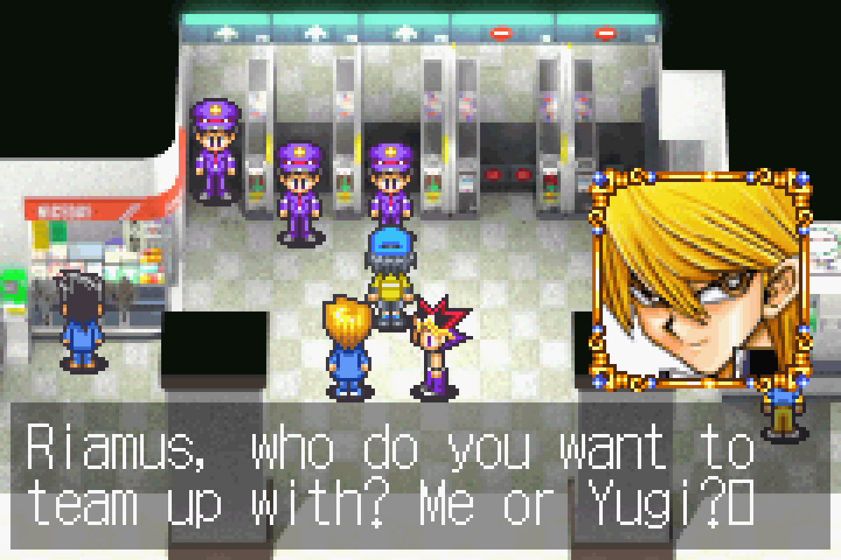 Yu-Gi-Oh! Reshef of Destruction Game Boy Advance gameplay for retro video game featuring strategic card battle gameplay, duel monster mechanics, anime inspired storyline, deck building progression, turn based dueling strategy, and portable handheld trading card game adventure on GBA system