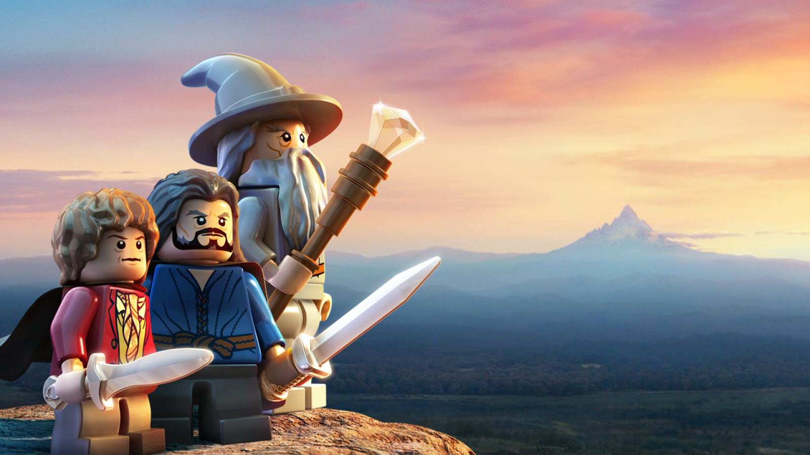 LEGO The Hobbit screenshot art for Nintendo Wii U (WiiU) video game