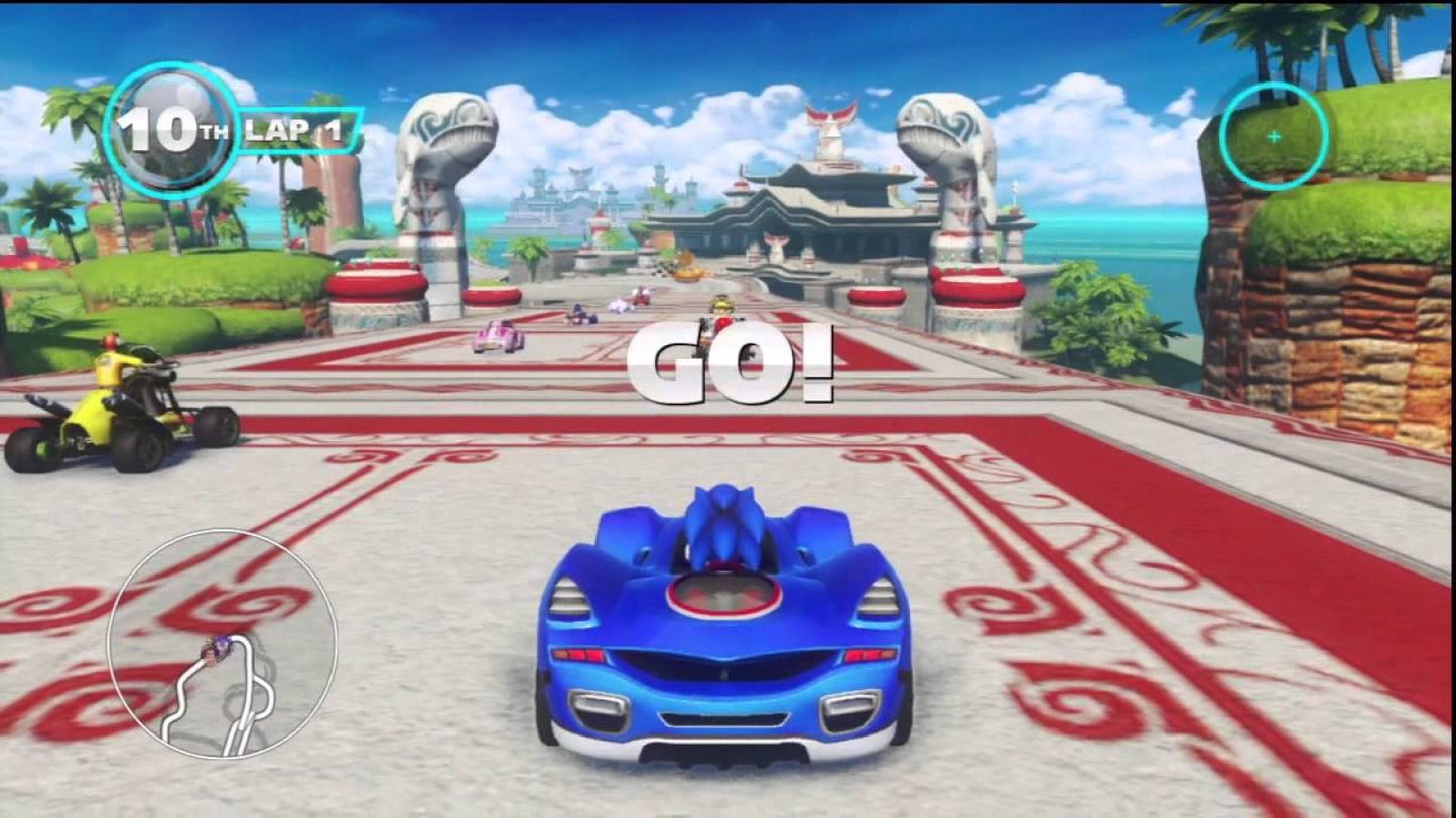 Sonic & All-Stars Racing Transformed gameplay for Nintendo Wii U (WiiU) video game
