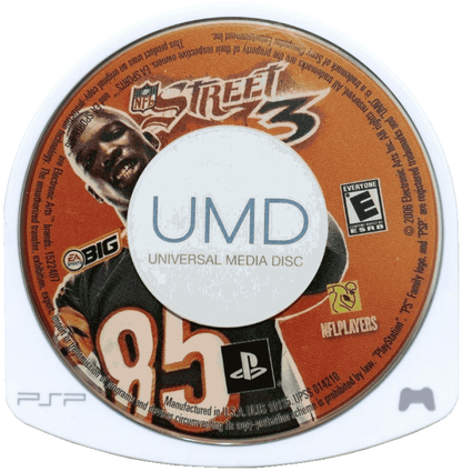 NFL Street 3 disc for PlayStation Portable (PSP) football sports game