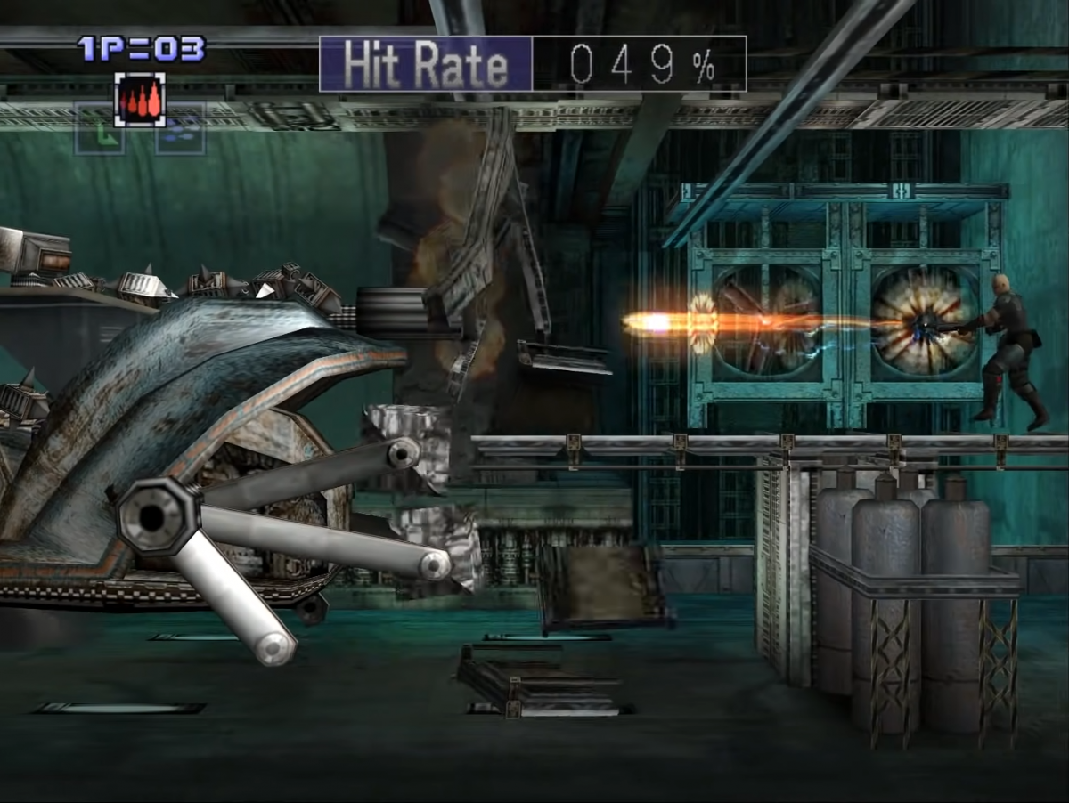Contra: Shattered Soldier for PlayStation 2 with side-scrolling run-and-gun action and classic shooter gameplay