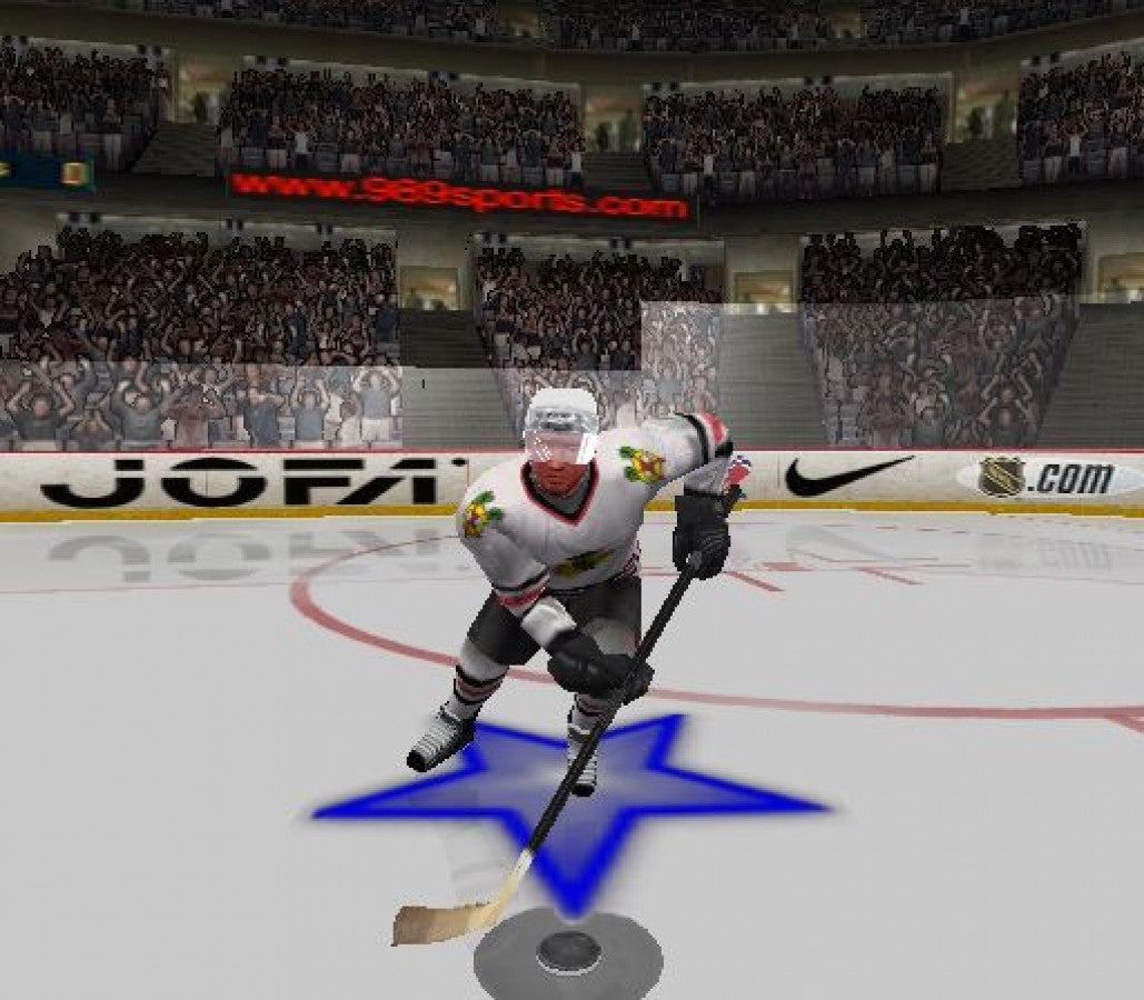 NHL FaceOff 2003 – PlayStation 2 (PS2) video game gameplay, ice hockey sports simulation game.