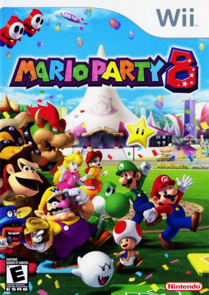 Mario Party 8 cover art for Nintendo Wii (Wii) video game