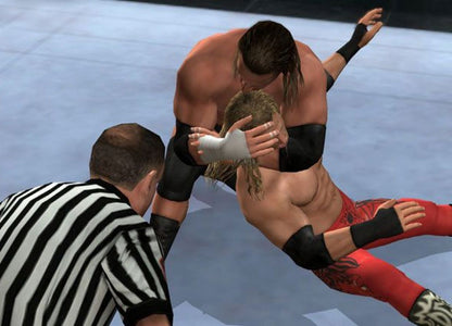 WWE SmackDown vs Raw 2006 Greatest Hits PlayStation 2 retro video game wrestling gameplay (2005)