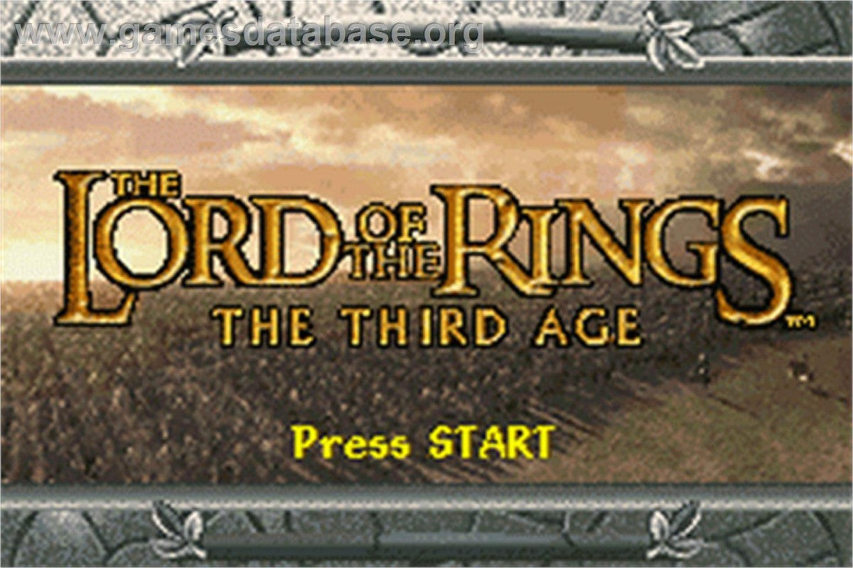 The Lord of the Rings The Third Age Game Boy Advance GBA for role playing strategy video game fans featuring tactical turn based combat Middle earth adventure Fellowship inspired storyline fantasy quests character progression portable RPG gameplay collectible gaming appeal gameplay