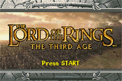 The Lord of the Rings The Third Age Game Boy Advance GBA for role playing strategy video game fans featuring tactical turn based combat Middle earth adventure Fellowship inspired storyline fantasy quests character progression portable RPG gameplay collectible gaming appeal gameplay