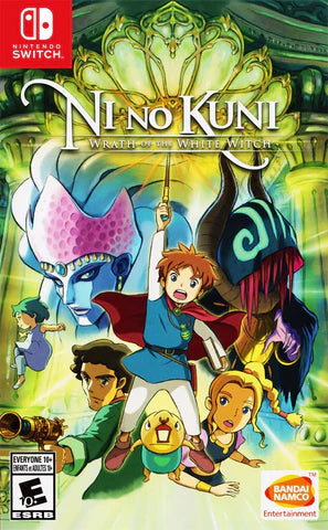Ni No Kuni: Wrath of the White Witch cover art for Nintendo Switch (NS) video game