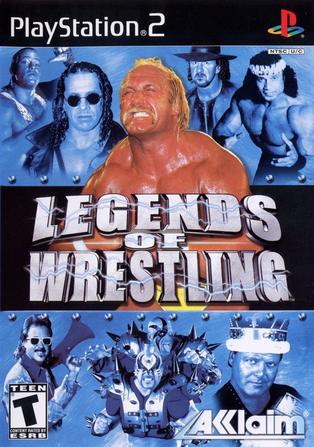 Legends of Wrestling cover art for Playstation 2 (PS2) video game