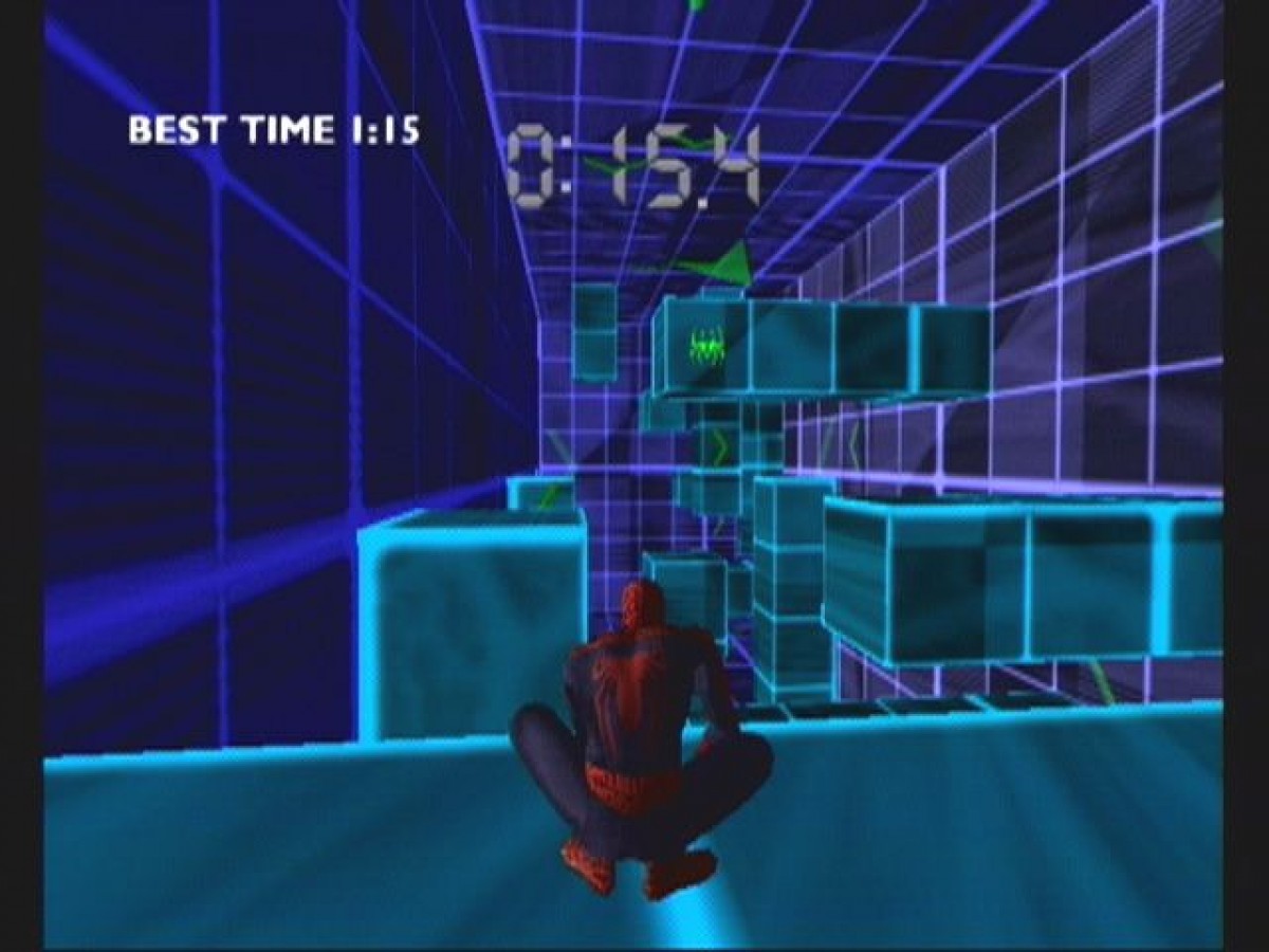 Spider-Man gameplay for Nintendo GameCube (GC) superhero action adventure video game