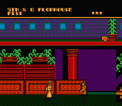 Dick Tracy retro NES video game Dick Tracy action shooter crime fighting side scrolling gameplay detective adventure movie based classic console title Nintendo Entertainment System release gameplay