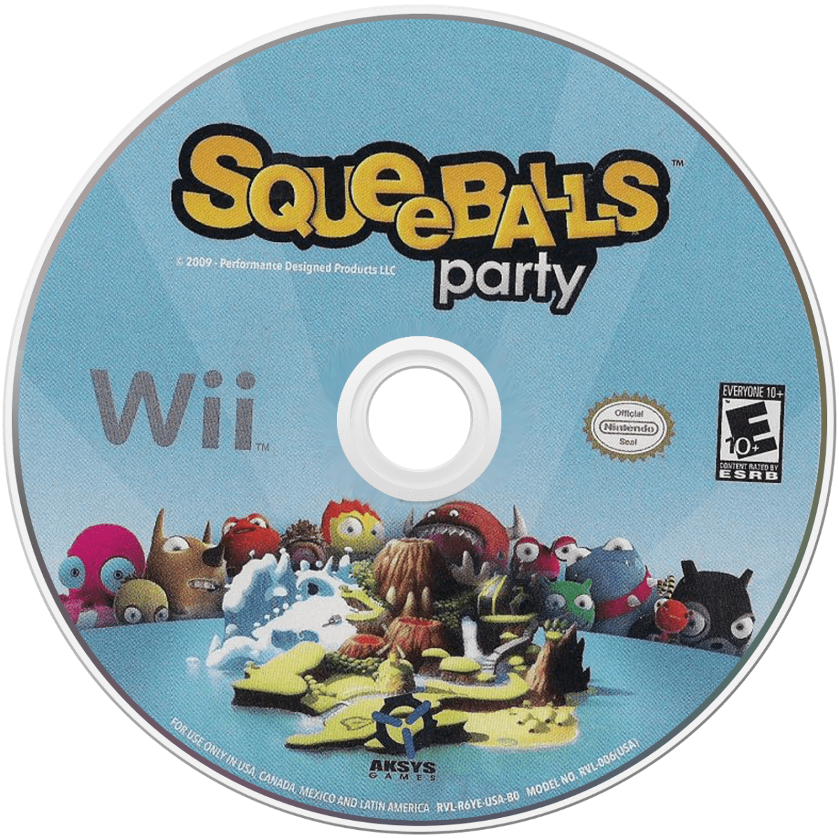 Squeeballs Party – Nintendo Wii (Wii) party mini-game arcade family video game disc