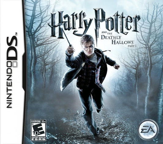 Harry Potter and the Deathly Hallows Part 1 for Nintendo DS action adventure game based on the film featuring spell casting combat stealth missions and story campaign gameplay front cover