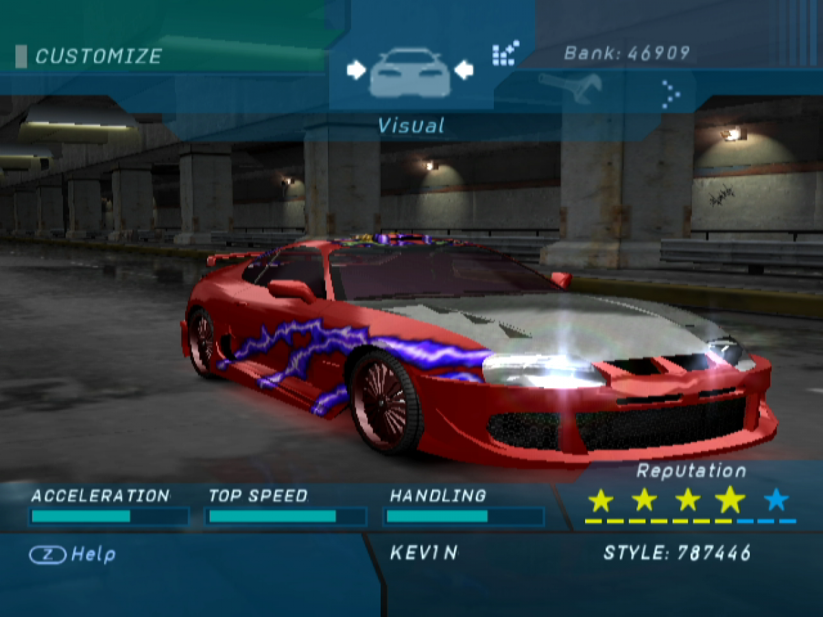 Need for Speed: Underground gameplay for Nintendo GameCube (GC) street racing video game