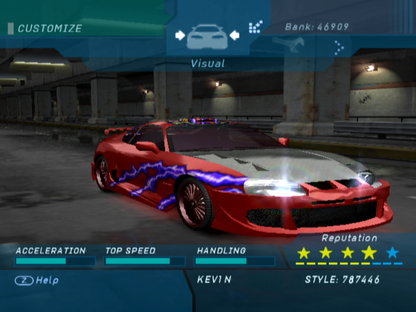 Need for Speed: Underground gameplay for Nintendo GameCube (GC) street racing video game