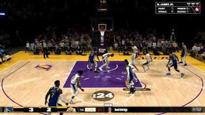 NBA 2K25 gameplay for Nintendo Switch (NS) basketball video game. 