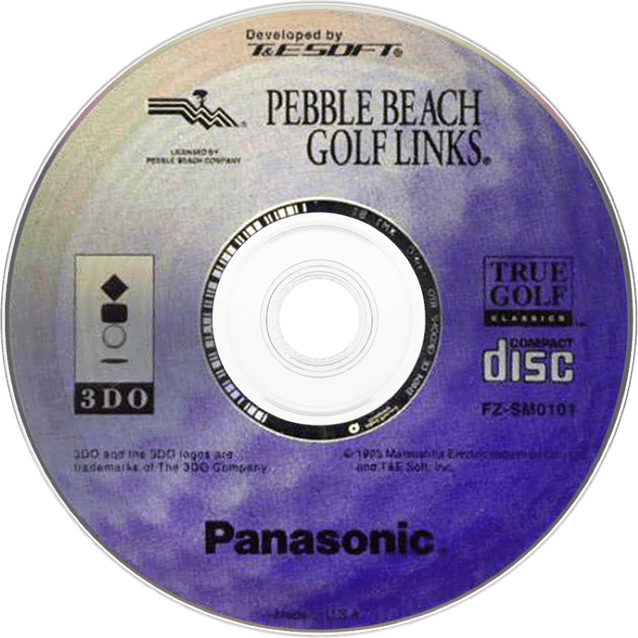Pebble Beach Golf Links disc for Panasonic 3DO (3DO) golf sports simulation video game