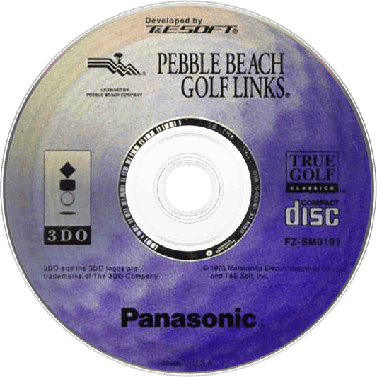 Pebble Beach Golf Links disc for Panasonic 3DO (3DO) golf sports simulation video game