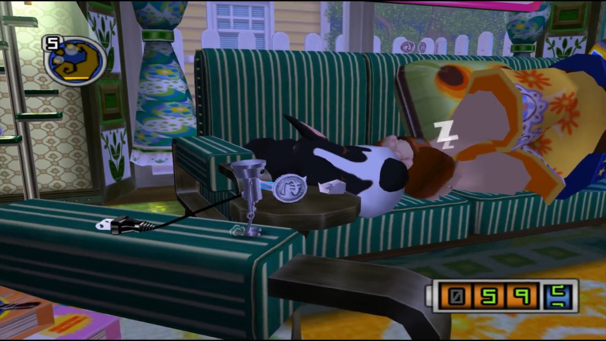 Chibi Robo for GameCube featuring charming action adventure gameplay centered around a tiny household robot gameplay