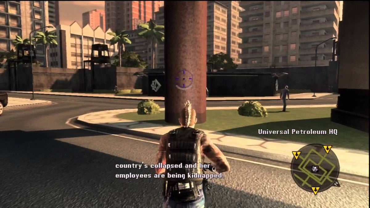 Mercenaries 2 World in Flames PlayStation 3 PS3 video game, open-world action shooter, destructible environments, military sandbox gameplay screenshot