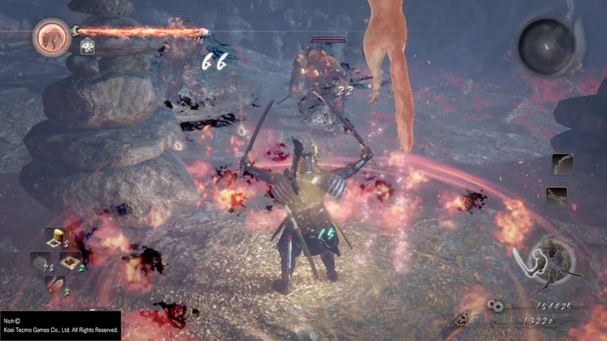 Nioh PlayStation 4 PS4 for action role playing video game fans featuring fast paced samurai combat challenging soulslike gameplay mythical Japanese folklore intense boss battles deep weapon customization character progression immersive adventure collectible gaming appeal gameplay